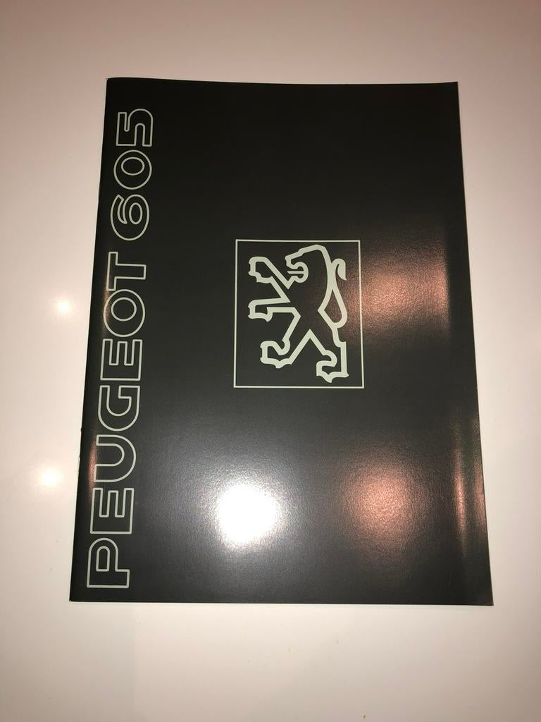 Folder Peugeot 605 1991, Ophalen of Verzenden, Zo goed als nieuw, Peugeot