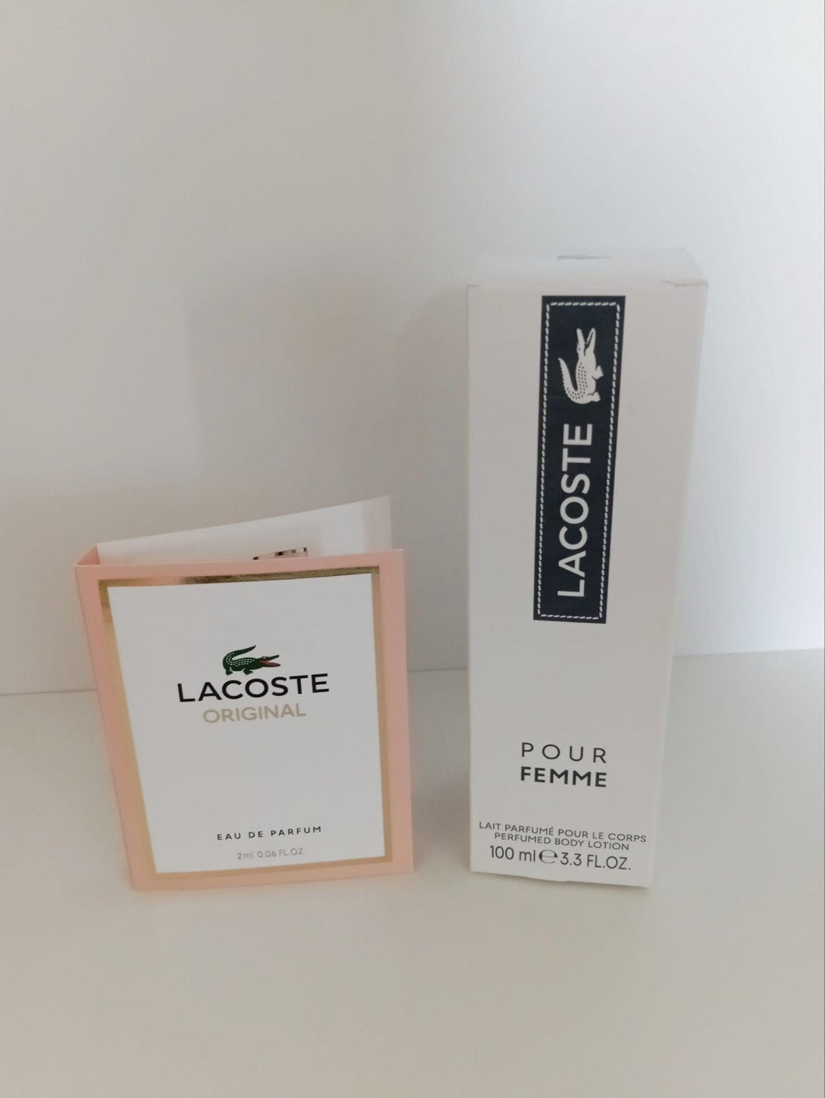 Nieuw Lacoste Set Pour Femme Bodylotion 100 ml & Lacoste 2ml, Ophalen of Verzenden, Nieuw