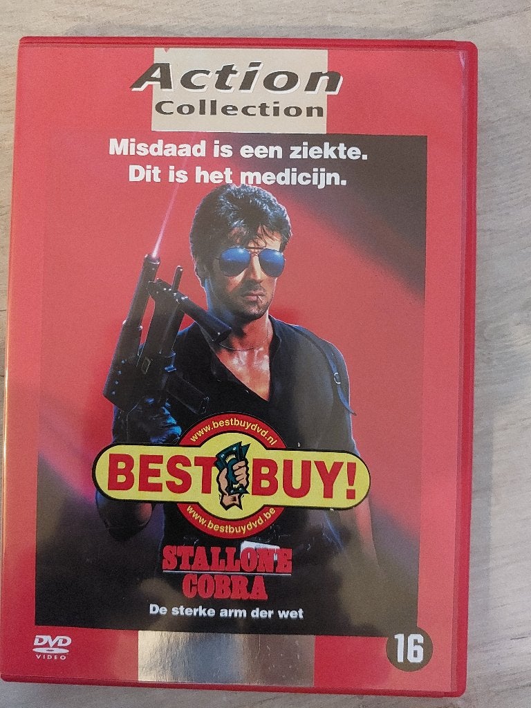 DVD Cobra (1986) Sylvester Stallone, Brigitte Nielsen, Ophalen, Vanaf 16 jaar, Nederlands, Actiethriller
