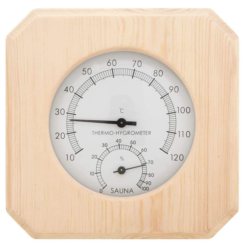 Hygrothermograaf en zandloper sauna grenen GRATIS BEZORGD!, Verzenden, Nieuw, Nvt, Nvt