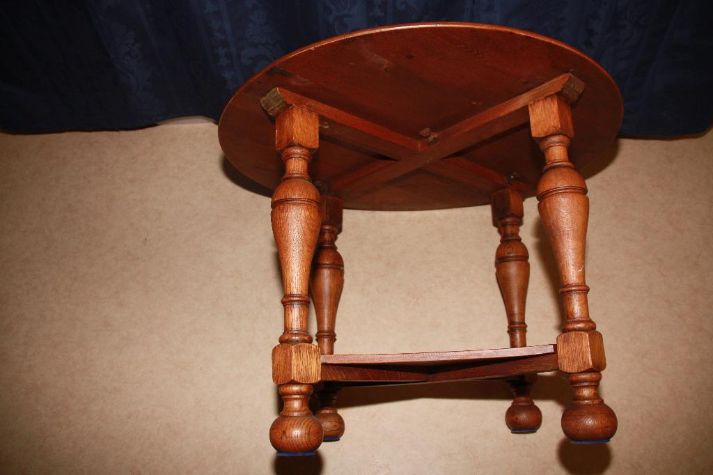Salontafel rond, Ophalen, Gebruikt, 50 tot 100 cm, Rond
