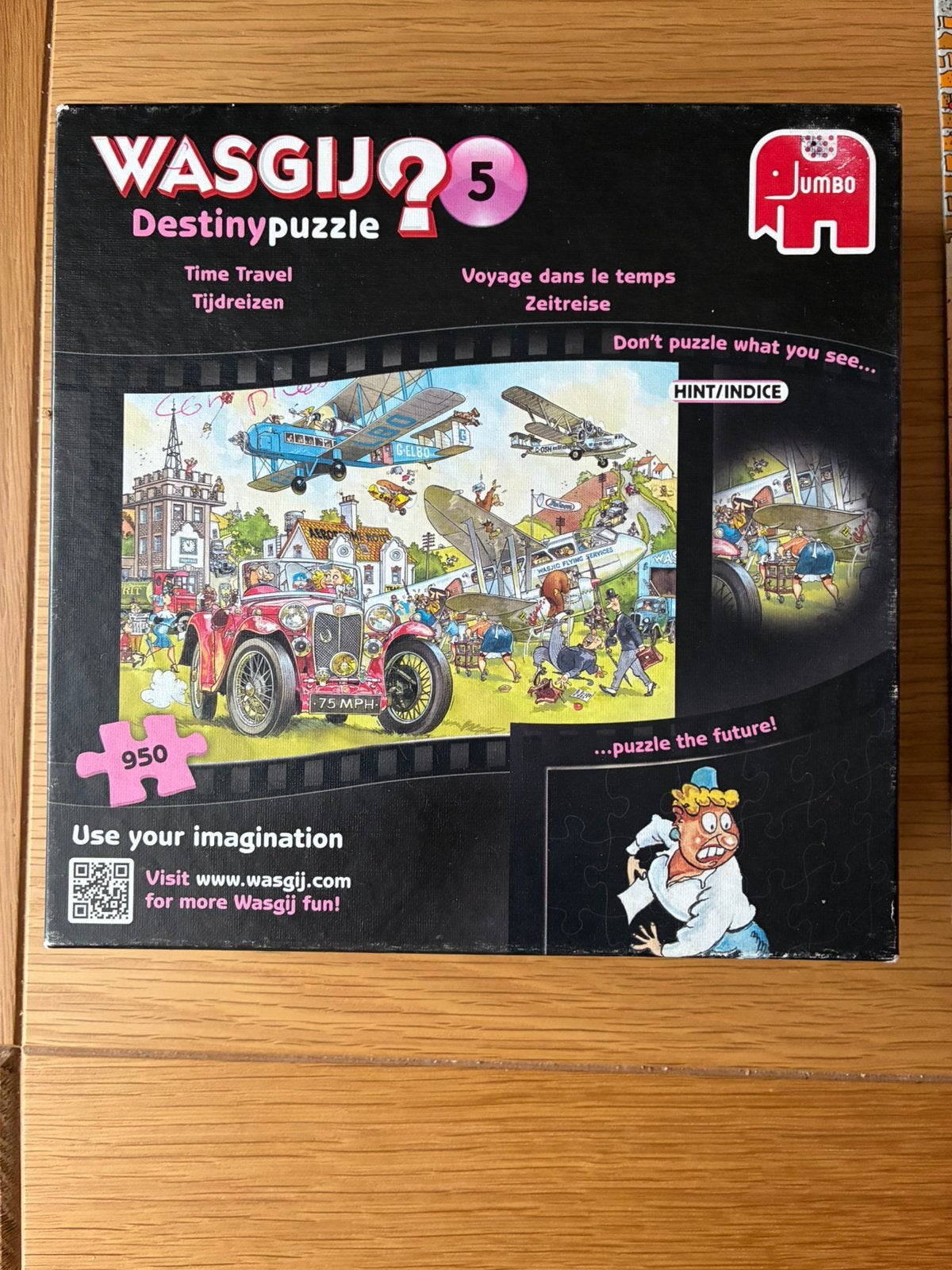 Wasgij destiny 5 time travel tijdreizen 950 stukjes, Ophalen of Verzenden, 500 t/m 1500 stukjes, Zo goed als nieuw