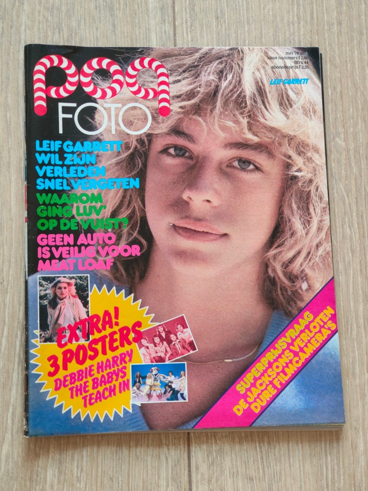 Popfoto mei 1979. Super poster(s). Debbie Harry/the Baby's, Ophalen of Verzenden, 1960 tot 1980, Tijdschrift