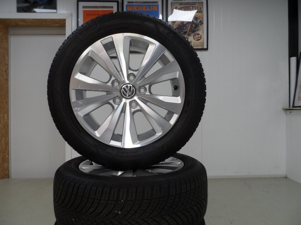 16 inch origineel VW Golf / Caddy set met all season banden
