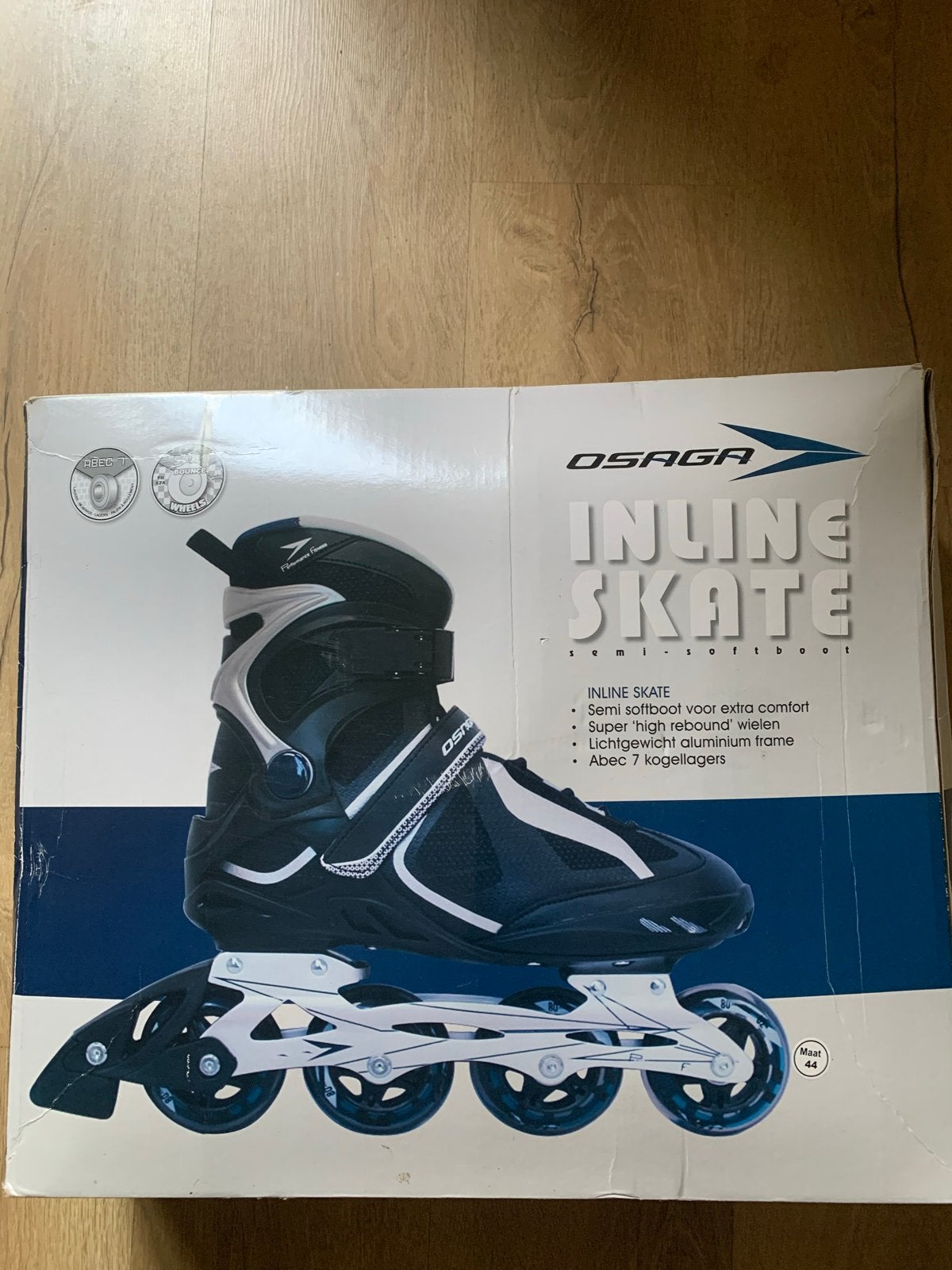 Osaga Inline Skates - Maat 44 -46  Nieuw in doos, Sport en Fitness, Heren, Nieuw, Inline skates 4 wielen, Ophalen