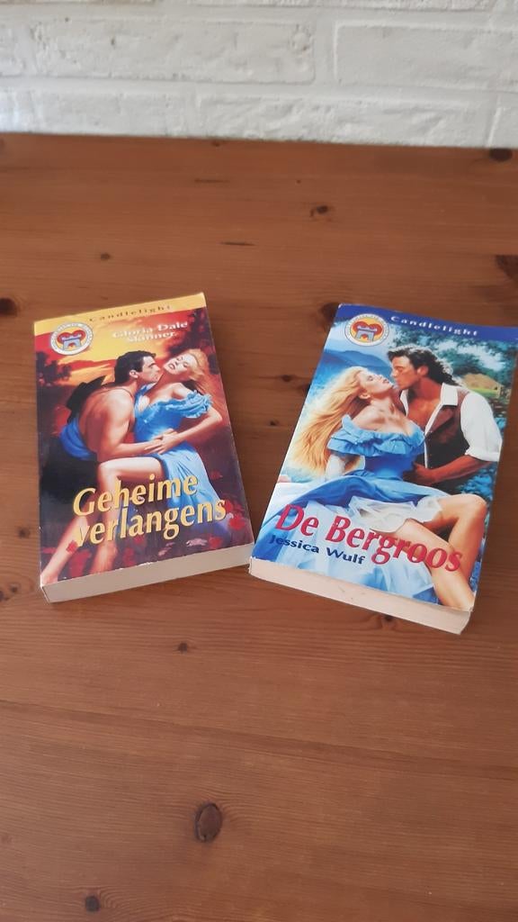 2 Candlelight boekjes: Geheime Verlangens & De Bergroos, Ophalen of Verzenden, Gelezen, Gloria Dale Skinner, Jessica Wulf, Nederland