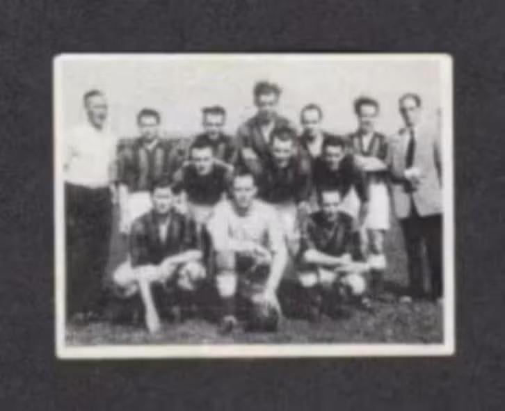 Voetbalplaatje DWS Amsterdam 1951-1952., Ophalen of Verzenden, Zo goed als nieuw
