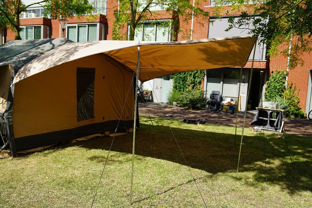 Grote zonneluifel voor Cabanon Malawi 2.0, Caravans en Kamperen, Kampeeraccessoires, Ophalen, Zo goed als nieuw