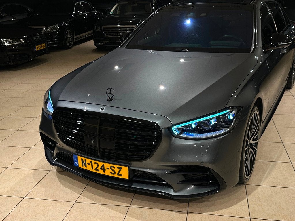 Mercedes-Benz S-klasse S400 d 4MATIC LANG AMG/3xTV/MASSAGE/4, Auto's, Automaat, 15 km/l, Gebruikt, 2925 cc