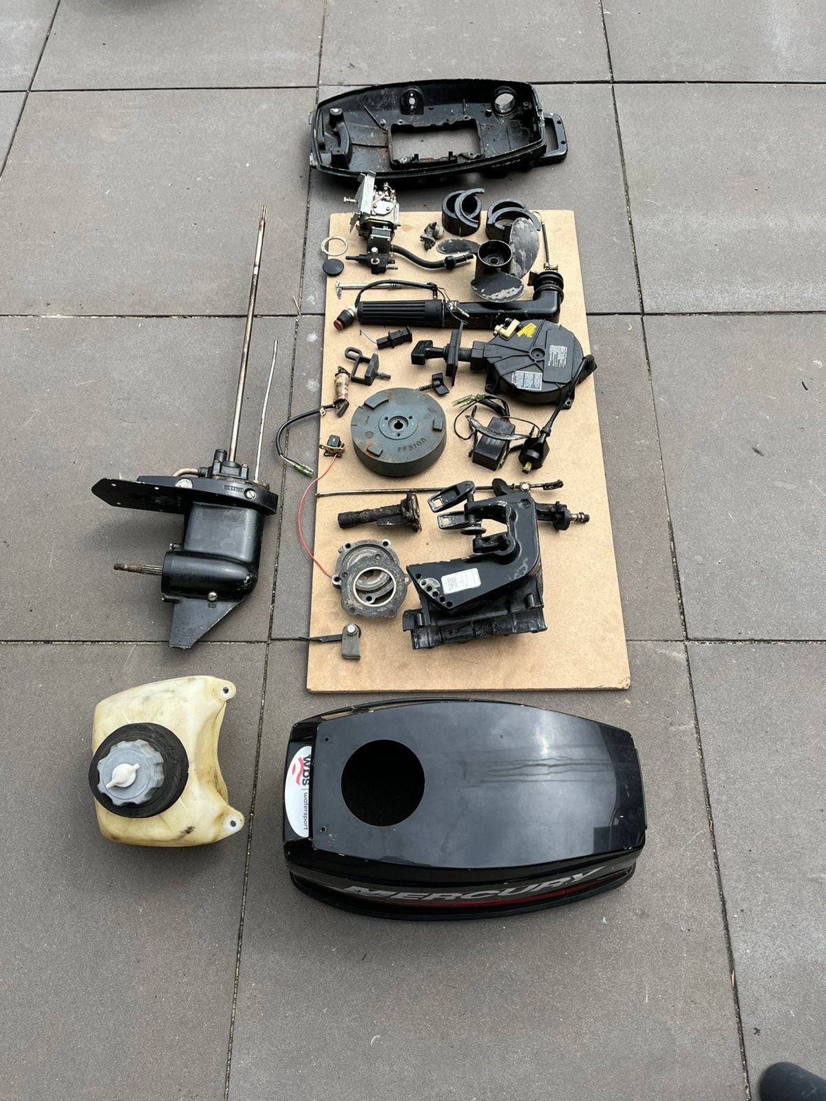 Mercury 5 pk in onderdelen 2 takt, Ophalen of Verzenden, Gebruikt, Motor en Techniek