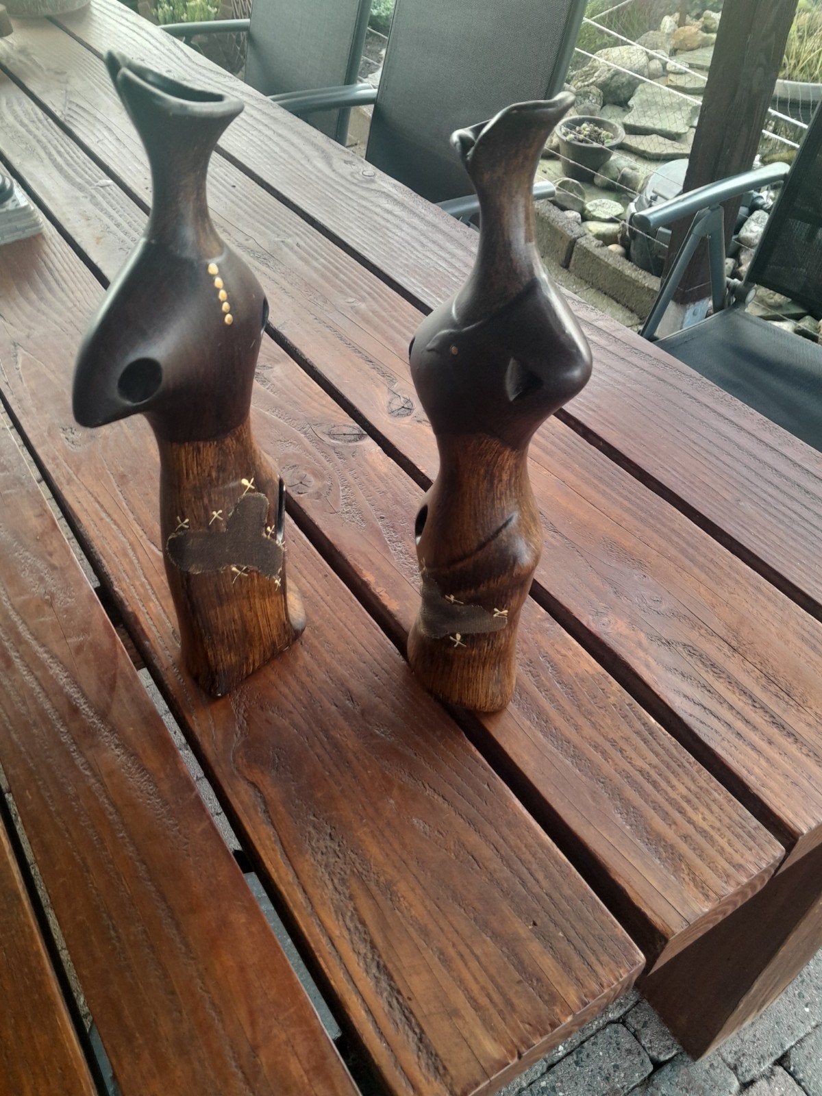 Te koop twee mooie vaassen, Ophalen of Verzenden, Natuurlijk materiaal