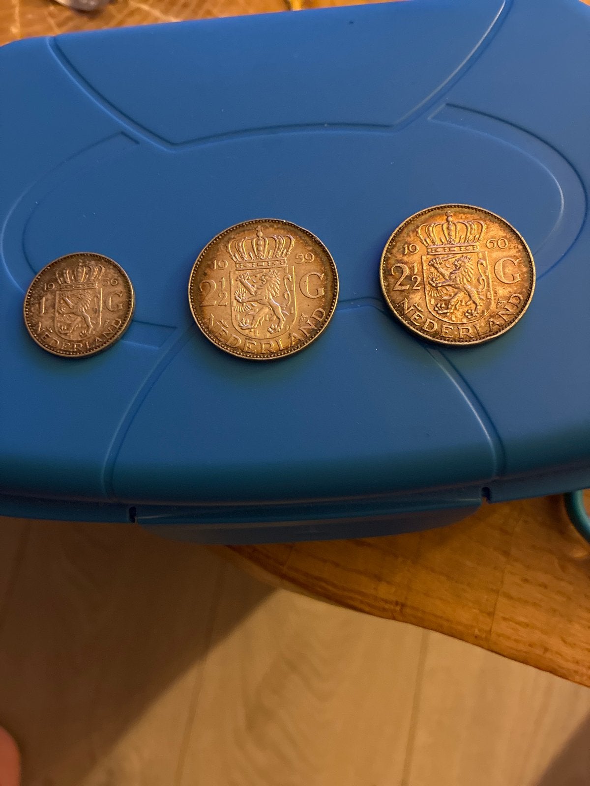 Setje zilveren guldens en rijksdaalders Juliana, Ophalen, Koningin Juliana, Setje, Zilver