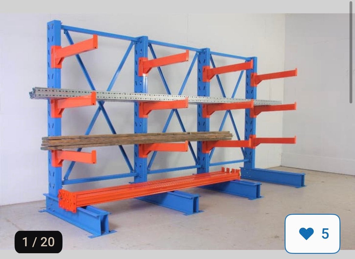 Nette draagarmstelling stelling 3.9 meter 2.2 hoog, Ophalen of Verzenden, Minder dan 10 meter