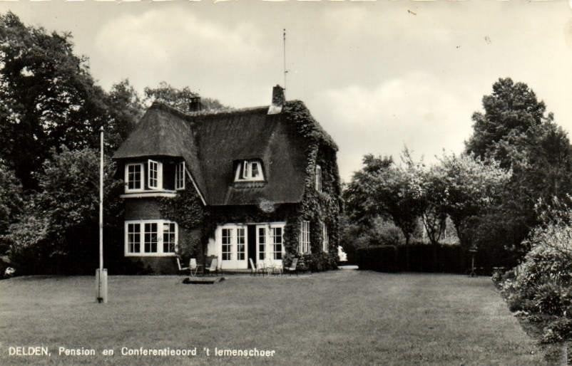 Delden, Pension en Conferentieoord t Iemenschoer - gelopen, Ophalen of Verzenden, 1960 tot 1980, Gelopen, Overijssel
