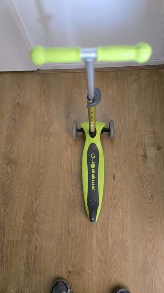 Globber driewieler step - Groen, Ophalen of Verzenden, Zo goed als nieuw, Gewone step, Globber