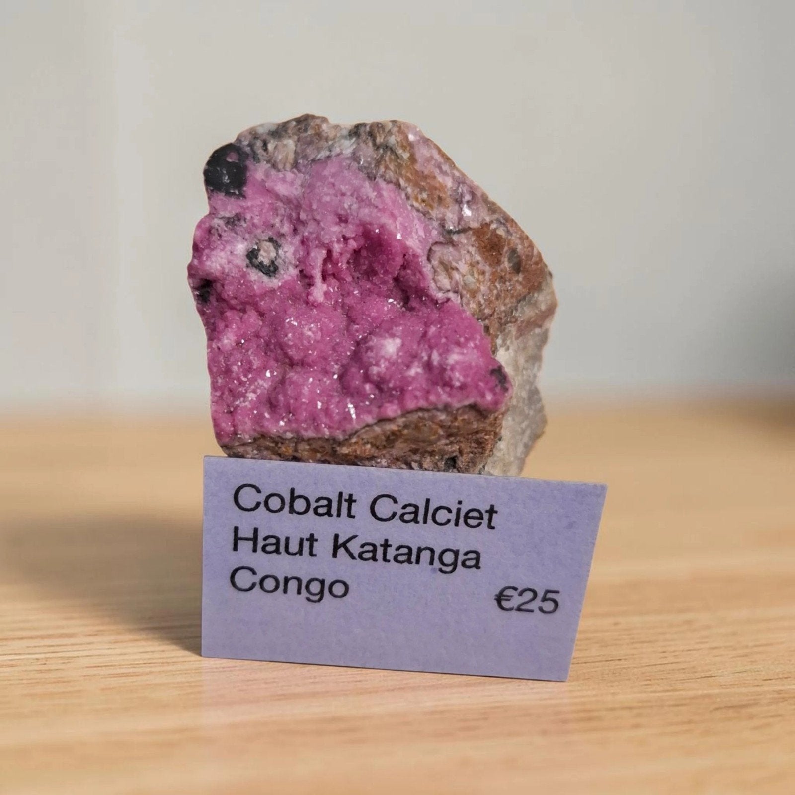 Cobalto Calciet, Verzamelen, Ophalen of Verzenden, Mineraal