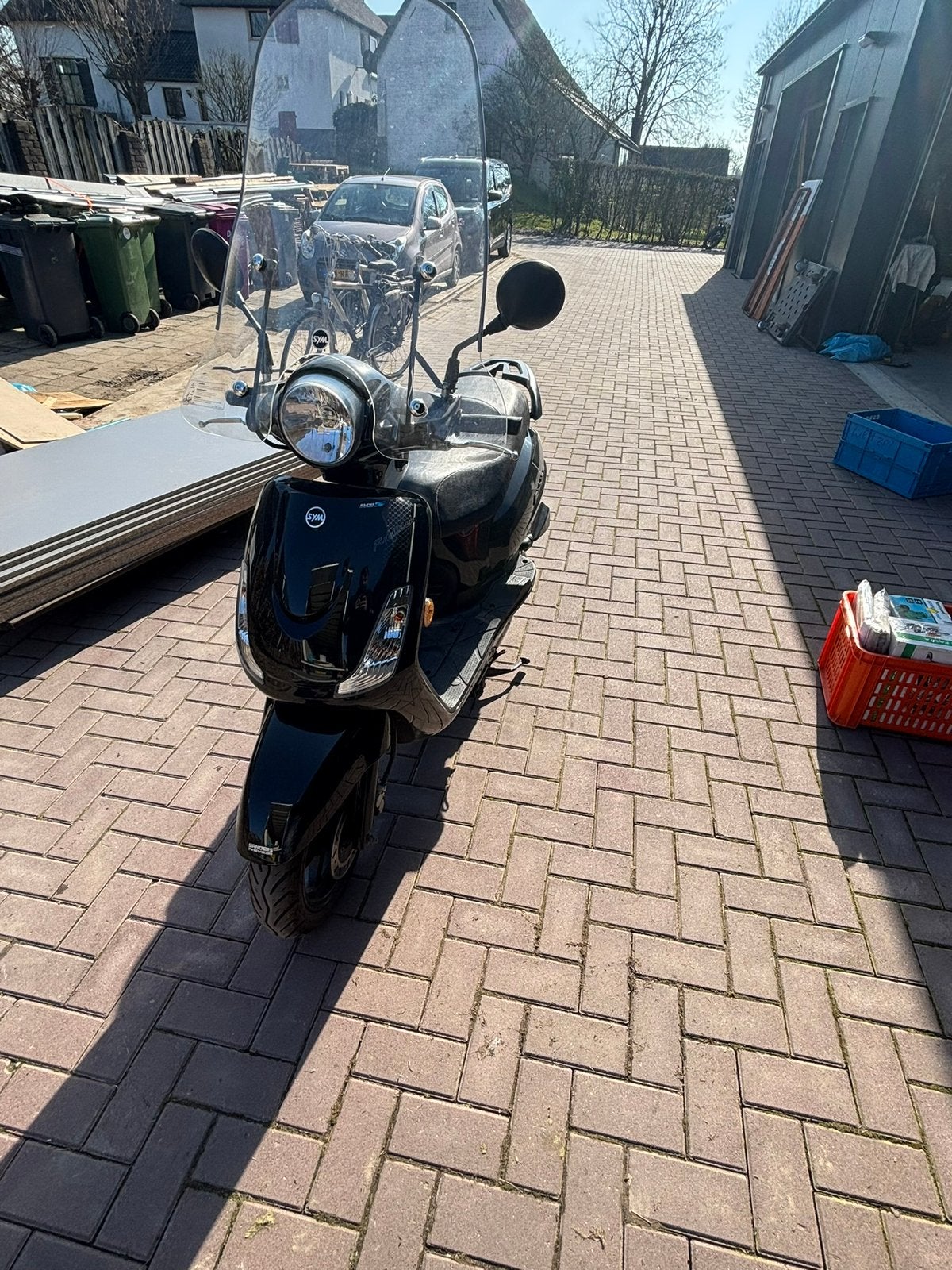 Sym fiddle 2, Fietsen en Brommers, Ophalen, Gebruikt, Maximaal 45 km/u, 49 cc