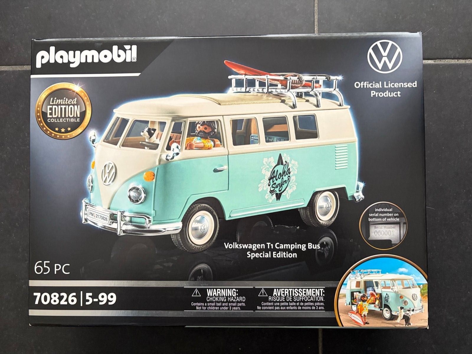 Nieuwe Playmobil Volkswagen T1 70826 Bus Special Edition, Kinderen en Baby's, Complete set, Voertuig, Nieuw, Ophalen of Verzenden