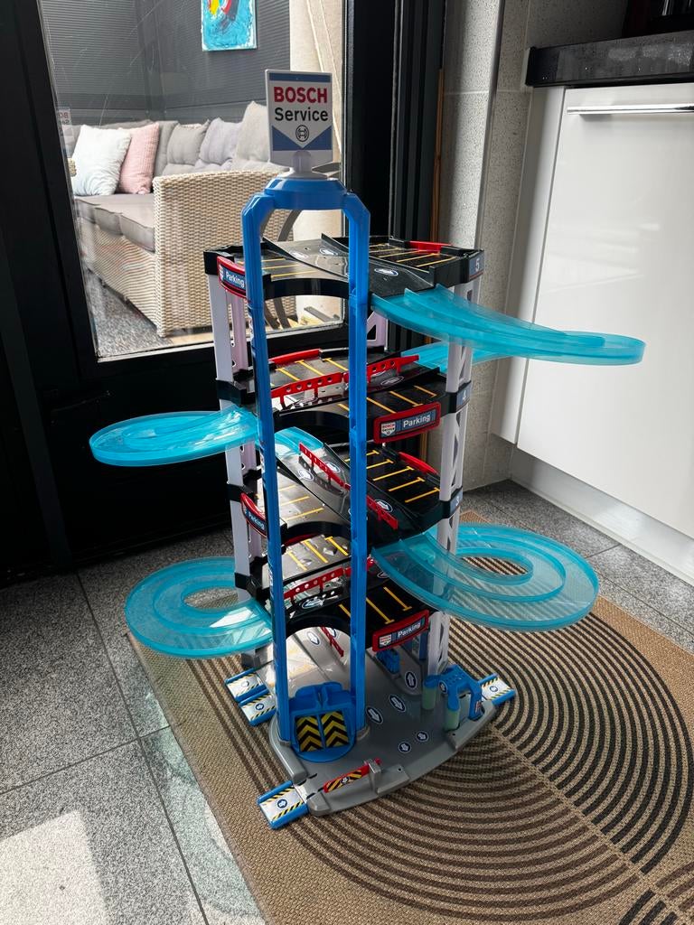 Bosch Parkeergarage Speelgoed 85cm hoog, Gebruikt, Zelf te bouwen, Handmatig, Ophalen
