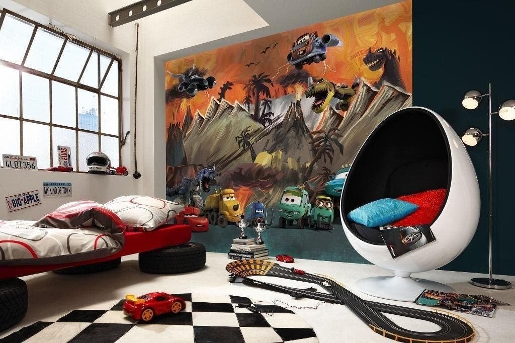 Disney Cars Vlies Behang Carosaurus - 300x250 - Gratis Verze, Verzenden, 5 tot 10 m², Komar
