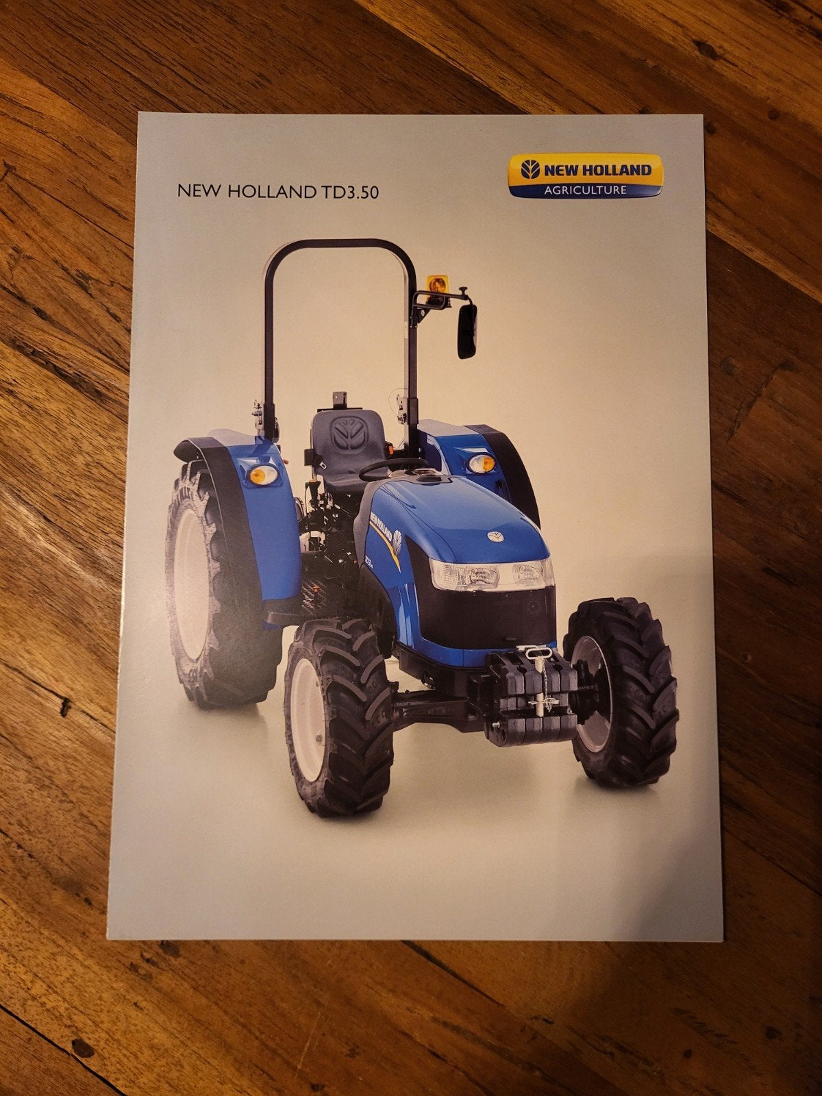 tractor folder New Holland TD3.50, Boeken, Catalogussen en Folders, Ophalen of Verzenden, Zo goed als nieuw