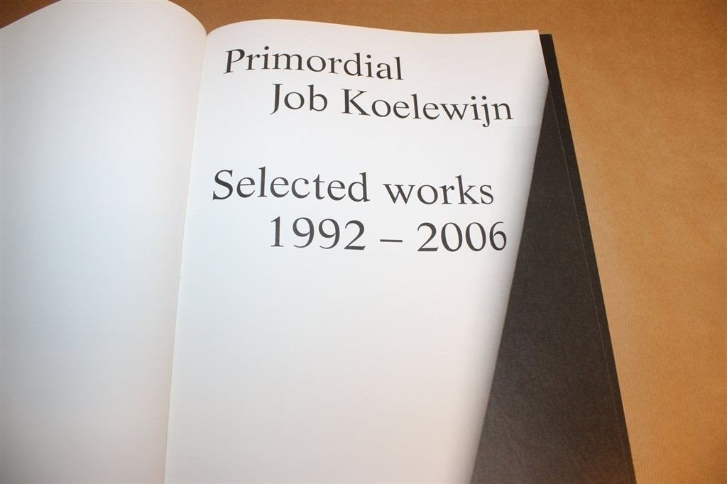 Primordial — Groot Kunstboek Job Koelewijn 46 cm [EN], Boeken, Ophalen of Verzenden, Gelezen
