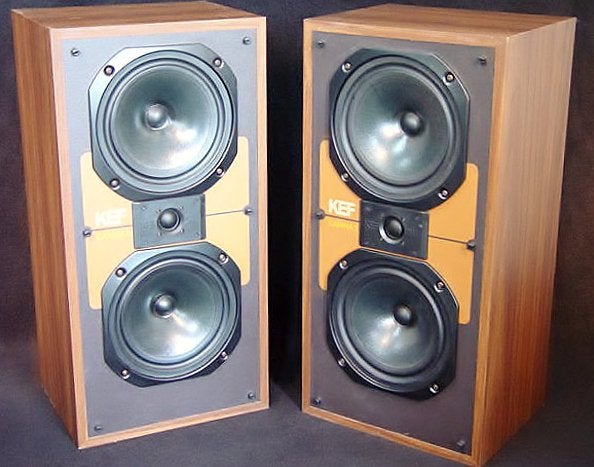KEF Carina II Luidsprekers + Frontjes, Ophalen, Stereo speakers, Zo goed als nieuw, 60 tot 120 watt