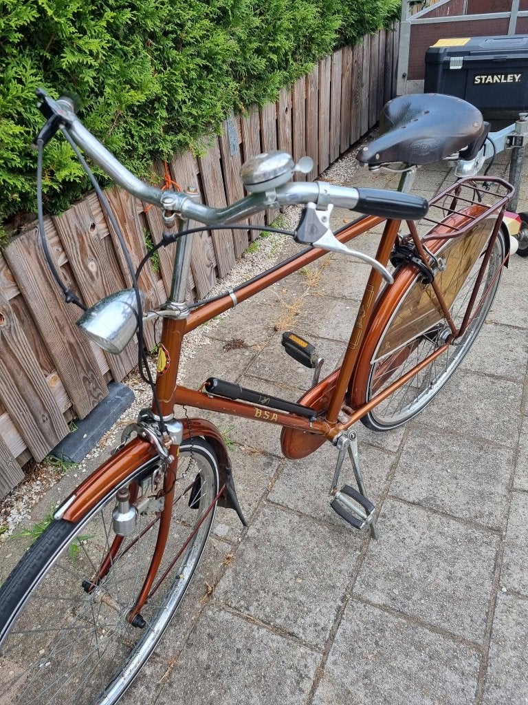 nostalgie vintage bsa fiets, Ophalen, Terugtraprem