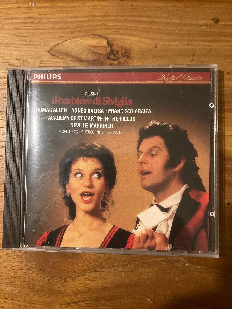 Rossini - Il Barbiere di Siviglia (Opera / Thmas Allen, Agne, Ophalen of Verzenden, Classicisme, Zo goed als nieuw, Opera of Operette