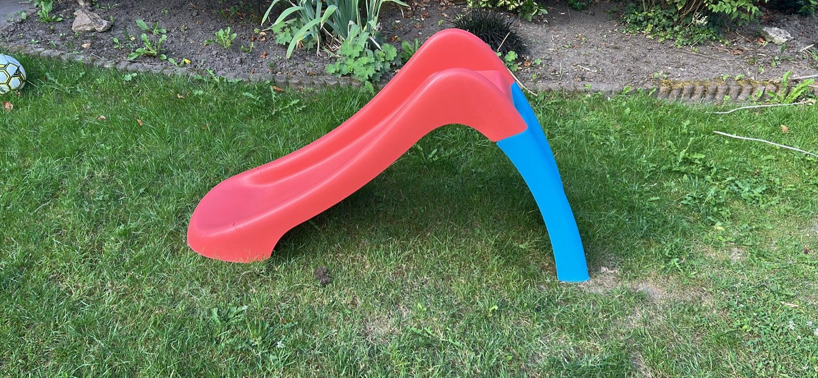 Smoby Glijbaan - Rood/Blauw, Ophalen, Zo goed als nieuw, Glijbaan