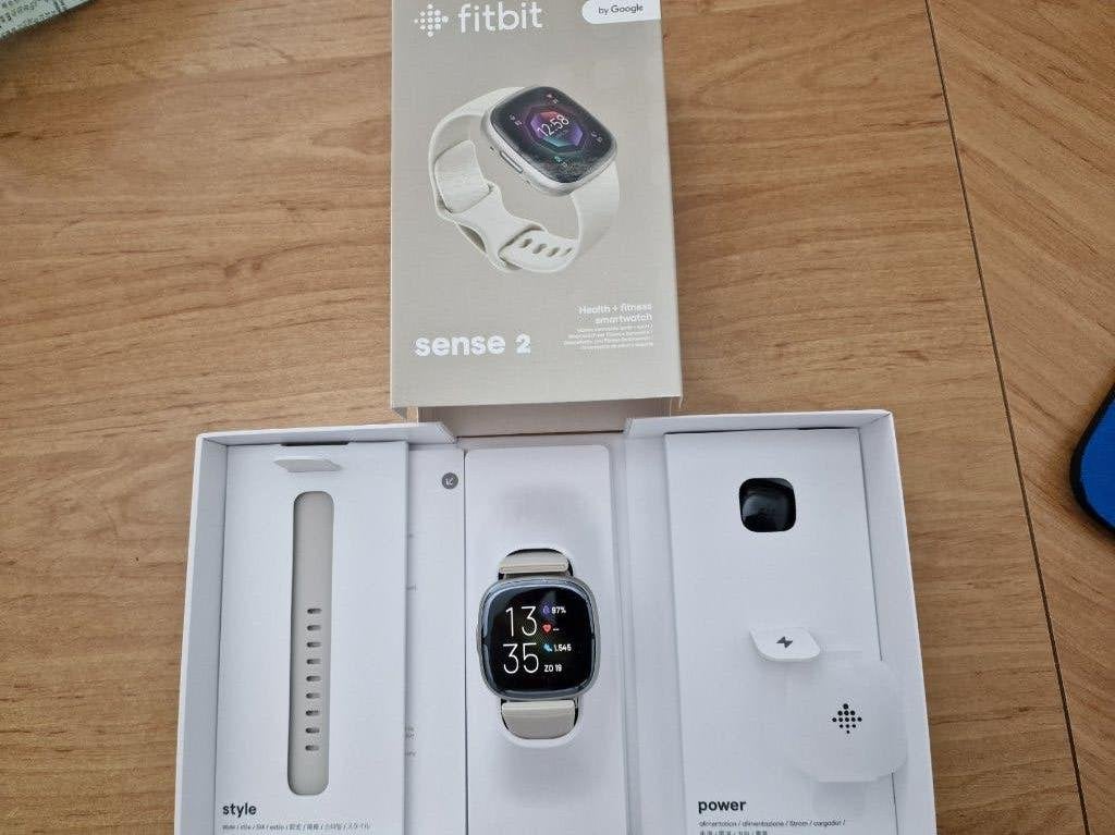Fitbit Sense 2 Smartwatch met 5 maanden garantie, Ophalen of Verzenden, Fitbit, Conditie, Zo goed als nieuw