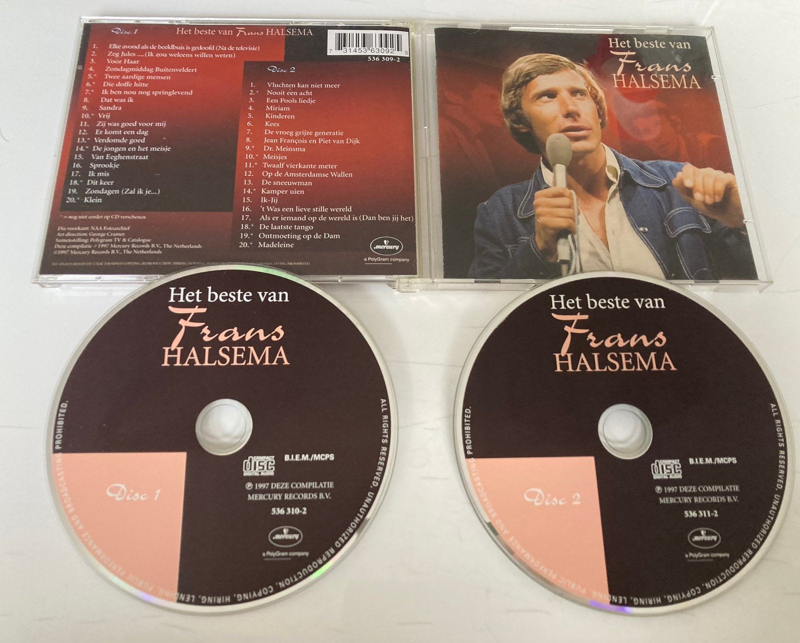 Frans Halsema - Het beste van (2cd), Ophalen of Verzenden, Zo goed als nieuw, Levenslied of Smartlap