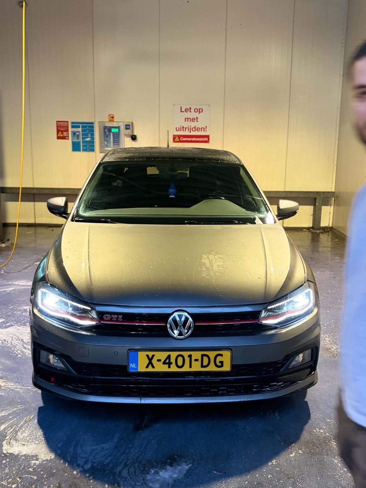 Volkswagen Polo 2.0 TSI 200pk 6-DSG 2019 Grijs, Auto's, 4 cilinders, 1984 cc, 1200 kg, Particulier