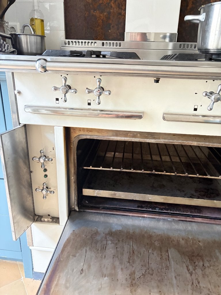 Luxe Fornuis Morice France + Gasoven, Ophalen, Gebruikt, 60 cm of meer, 4 kookzones