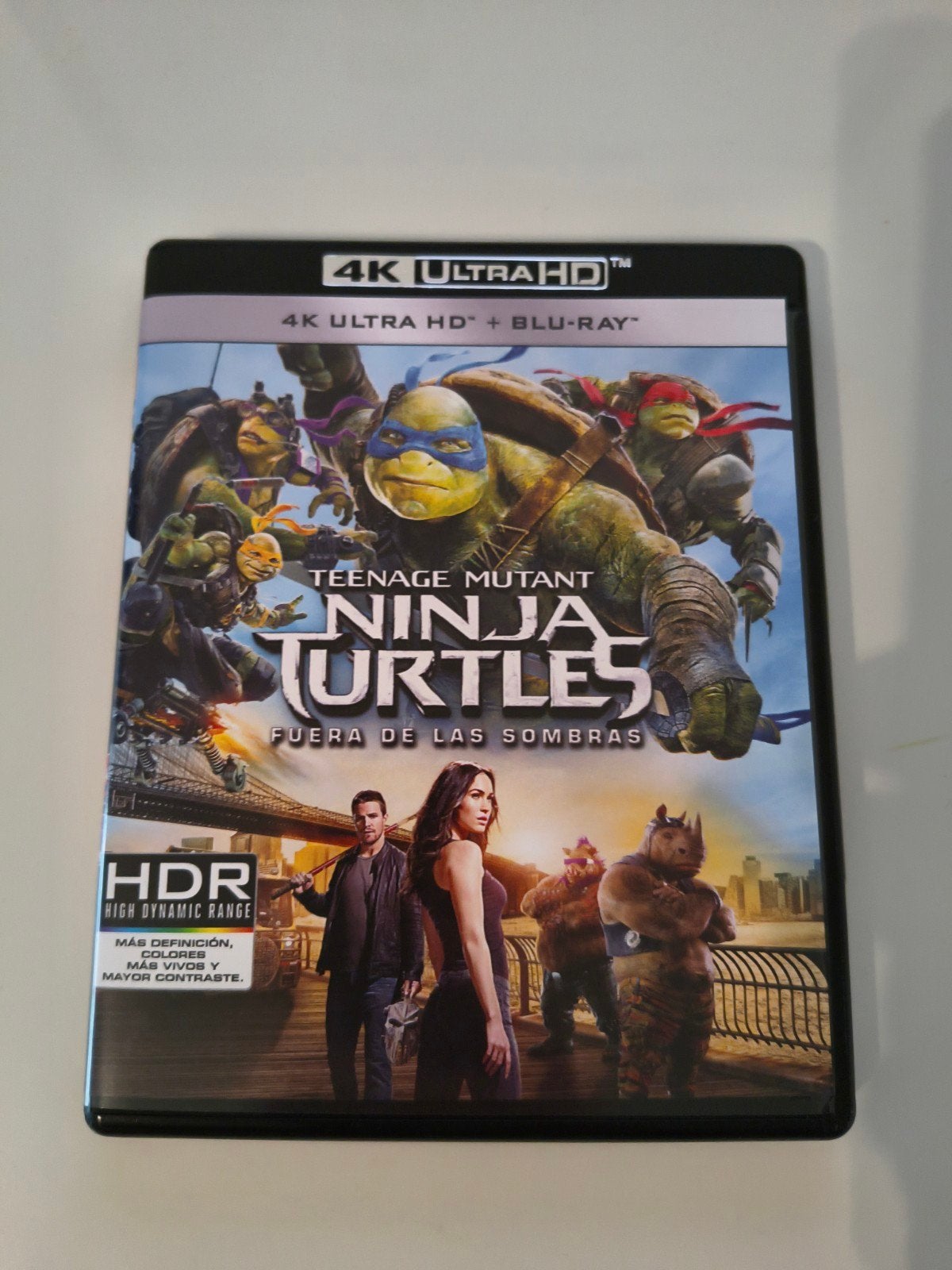 Teenage Mutant Ninja Turtles: Out of the Shadows 4K Ultra HD, Cd's en Dvd's, Blu-ray, Ophalen of Verzenden, Zo goed als nieuw