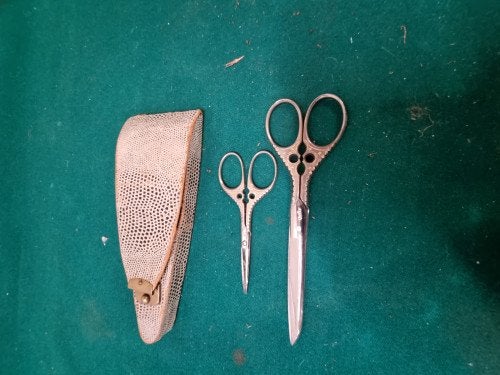 -	scharenset vintage solinge burger zeist, Verzamelen, Ophalen of Verzenden