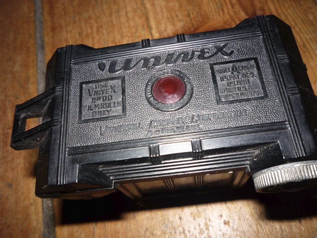 camera vintage mini fotocamera - Univex - model A 1933 USA, Ophalen of Verzenden, Compact, Overige Merken