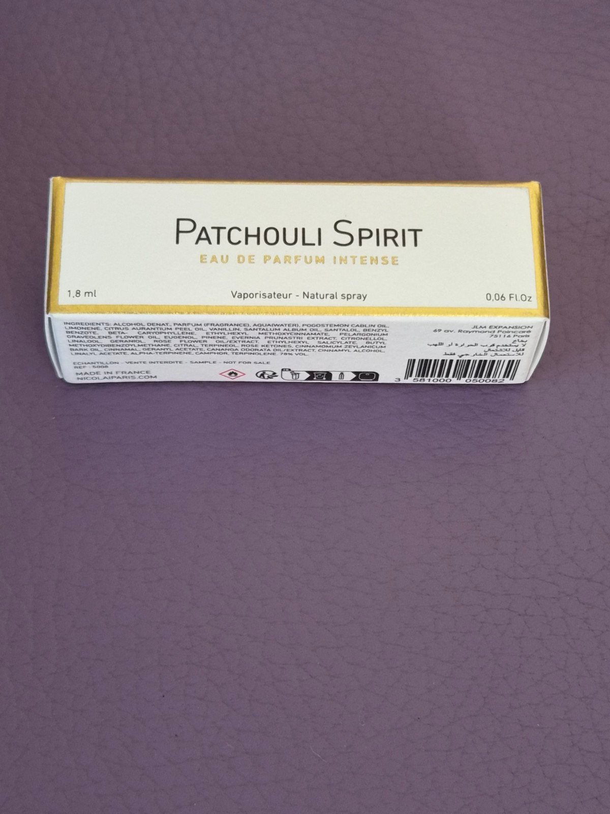 Patchouli Spirit Eau de Parfum Intense - Sample 1.8ml, Verzenden, Nieuw