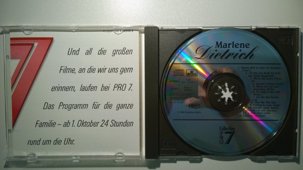 Marlene Dietrich - Marlene Dietrich, Ophalen of Verzenden, Zo goed als nieuw, Pop, Album