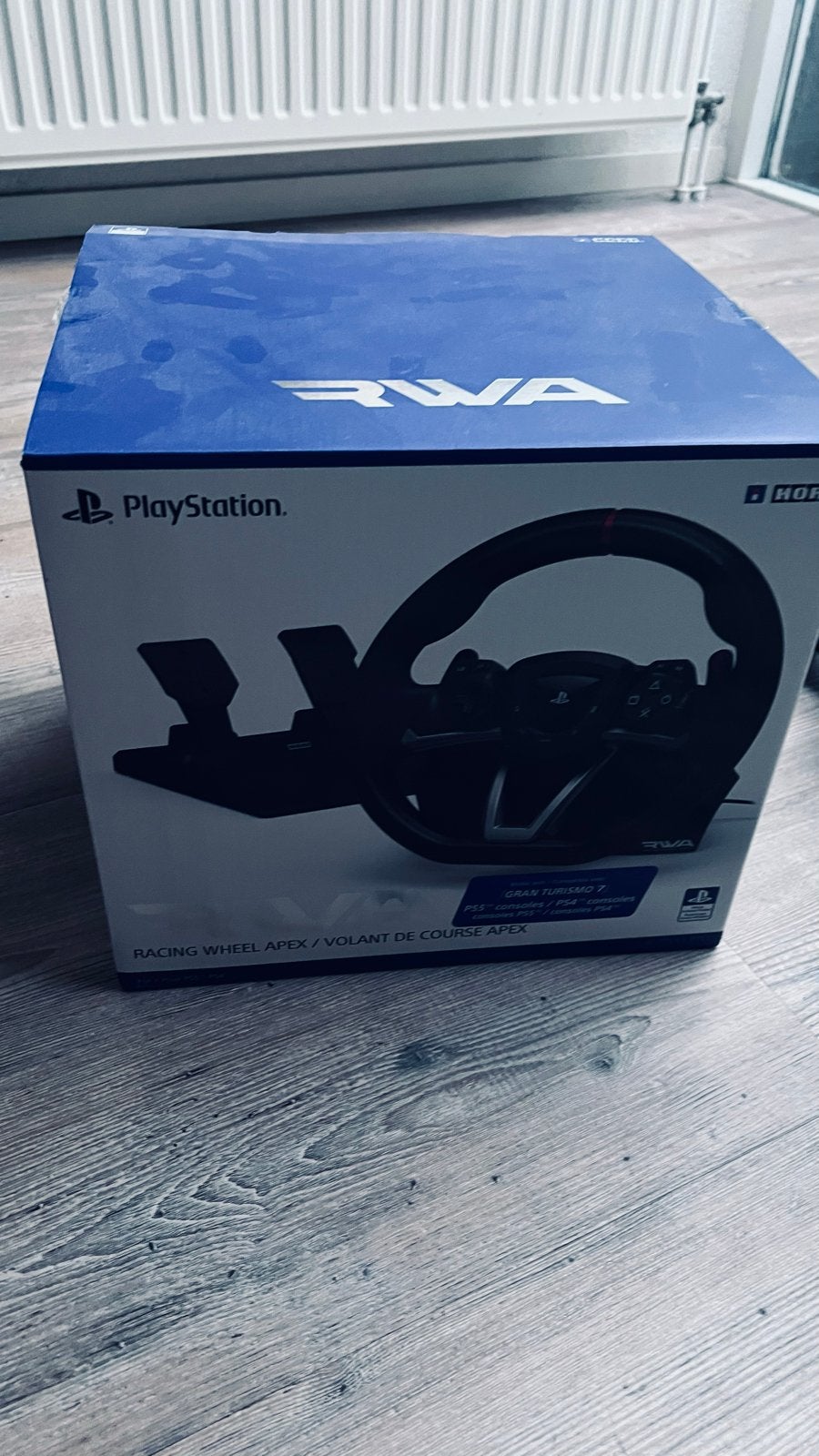 Hori Racing Wheel Apex met Wheel Stand Pro voor PlayStation, Ophalen, Zo goed als nieuw, Stuur of Pedalen, PlayStation 4