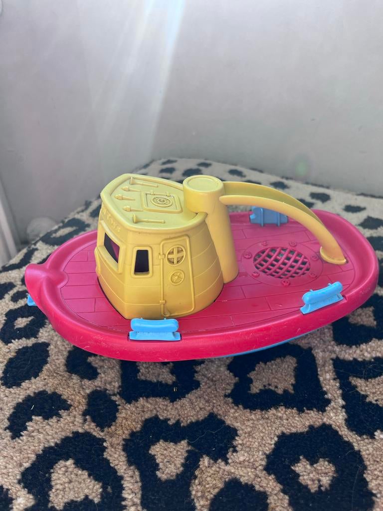 Green Toys Sleepboot - Duurzaam Speelgoed voor Waterpret, Ophalen of Verzenden, Gebruikt, Jongen of Meisje