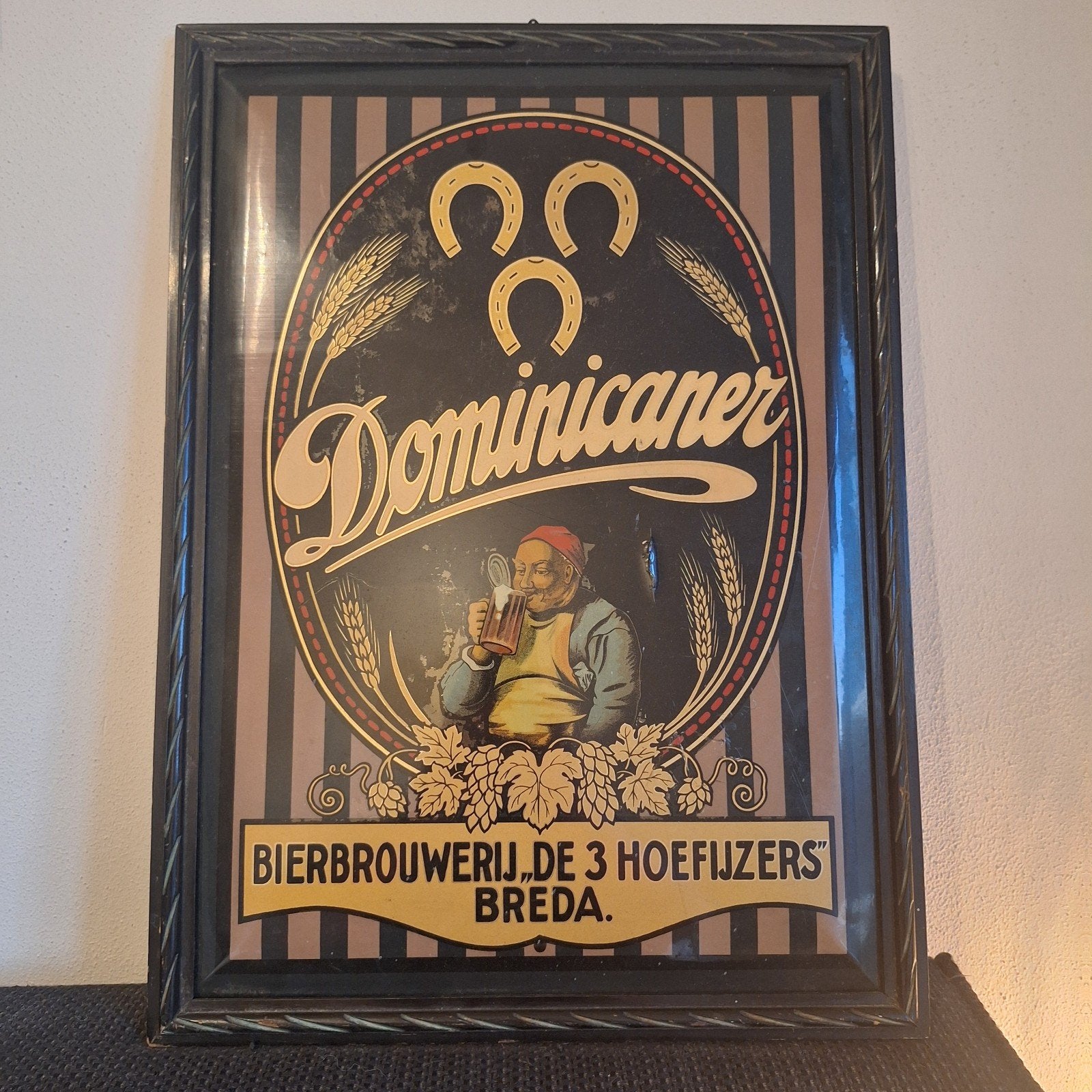 Vintage Dominicaner Bierbrouwerij De 3 Hoefijzers Breda, Ophalen of Verzenden