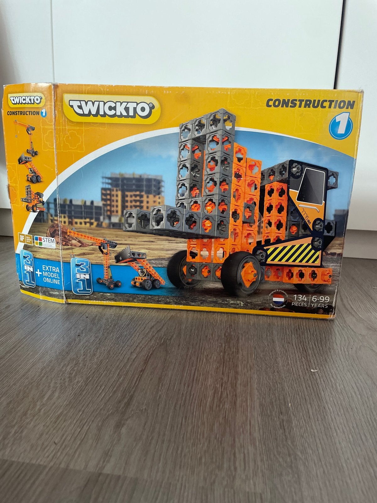 TWICKTO Construction 1 Bouwset - 134 onderdelen, Ophalen, Gebruikt, Overige merken