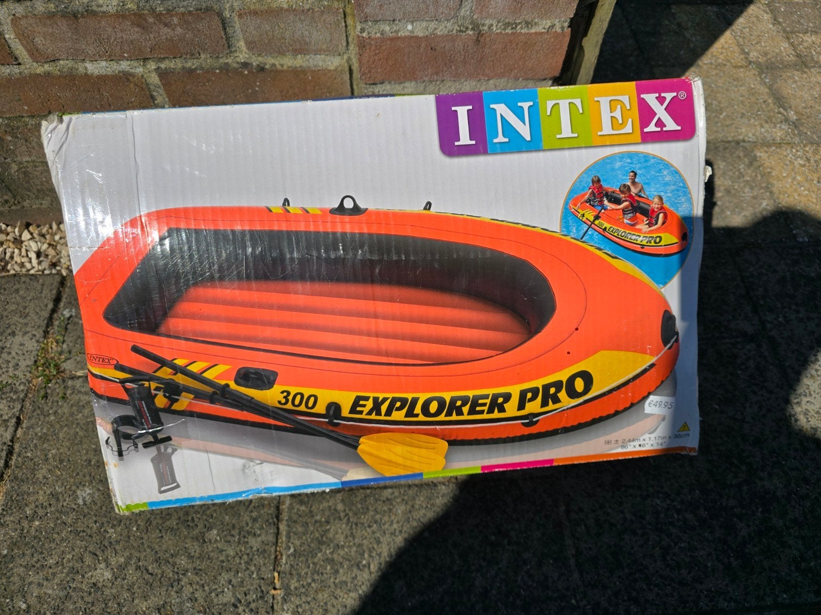 Intex opblaasbootje, Ophalen, Zo goed als nieuw