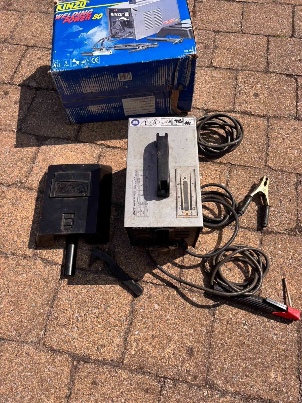 Kinzo lasapparaat Welding Power 80 4kva 230Volt, Doe-het-zelf en Verbouw, Ophalen of Verzenden, Gebruikt, Minder dan 150 ampère