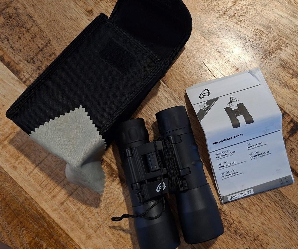 Verrekijker 12x32 - Compact en Krachtig, Audio, Tv en Foto, Optische apparatuur | Verrekijkers, Ophalen of Verzenden, Zo goed als nieuw