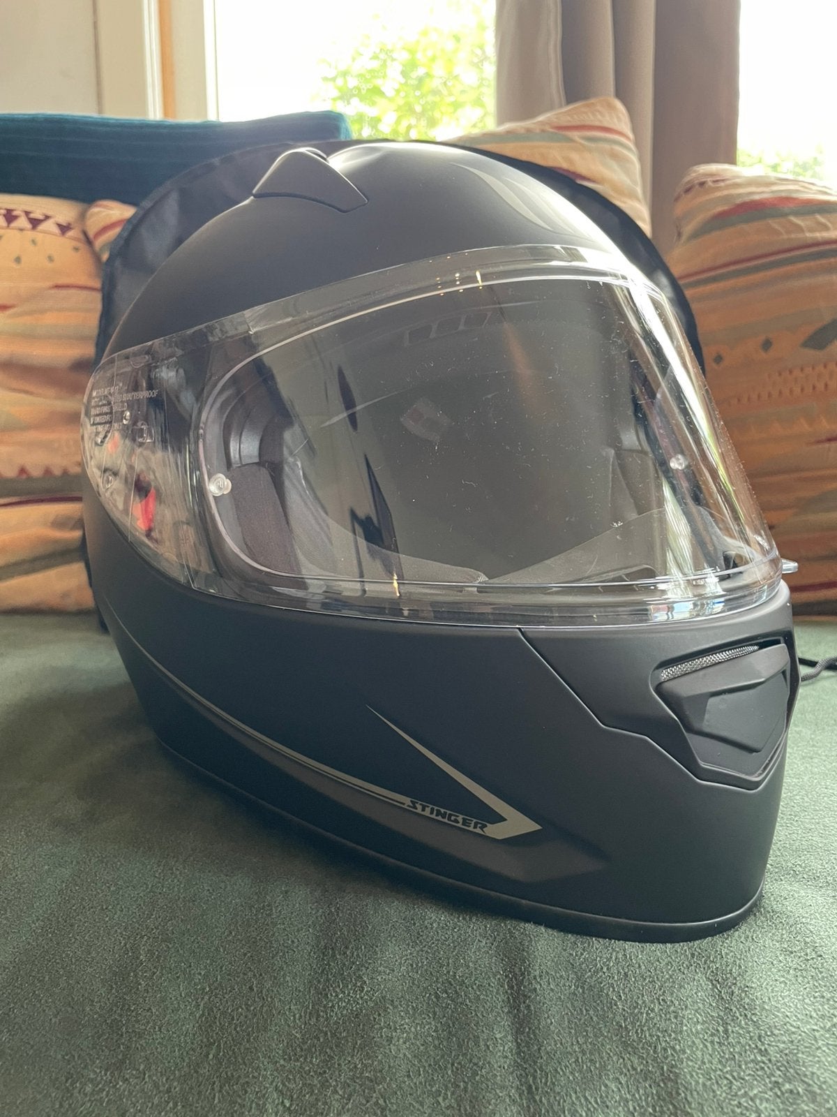 Moterhelm nieuw stinger, Motoren, Overige merken, M, Ophalen of Verzenden, Nieuw zonder kaartje