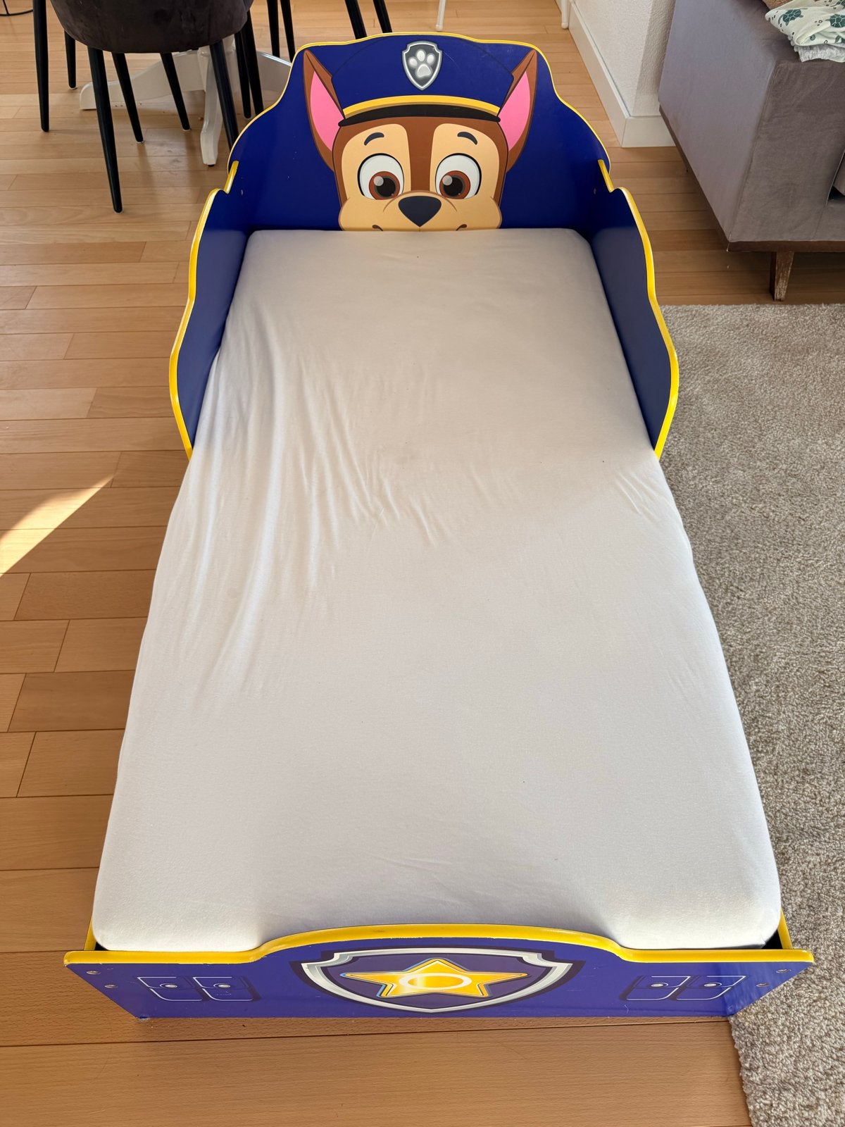 Paw Patrol kinderbed 70x140 met matras en hoeslaken, Kinderen en Baby's, Kinderkamer | Bedden, Gebruikt, 70 tot 85 cm, Matras