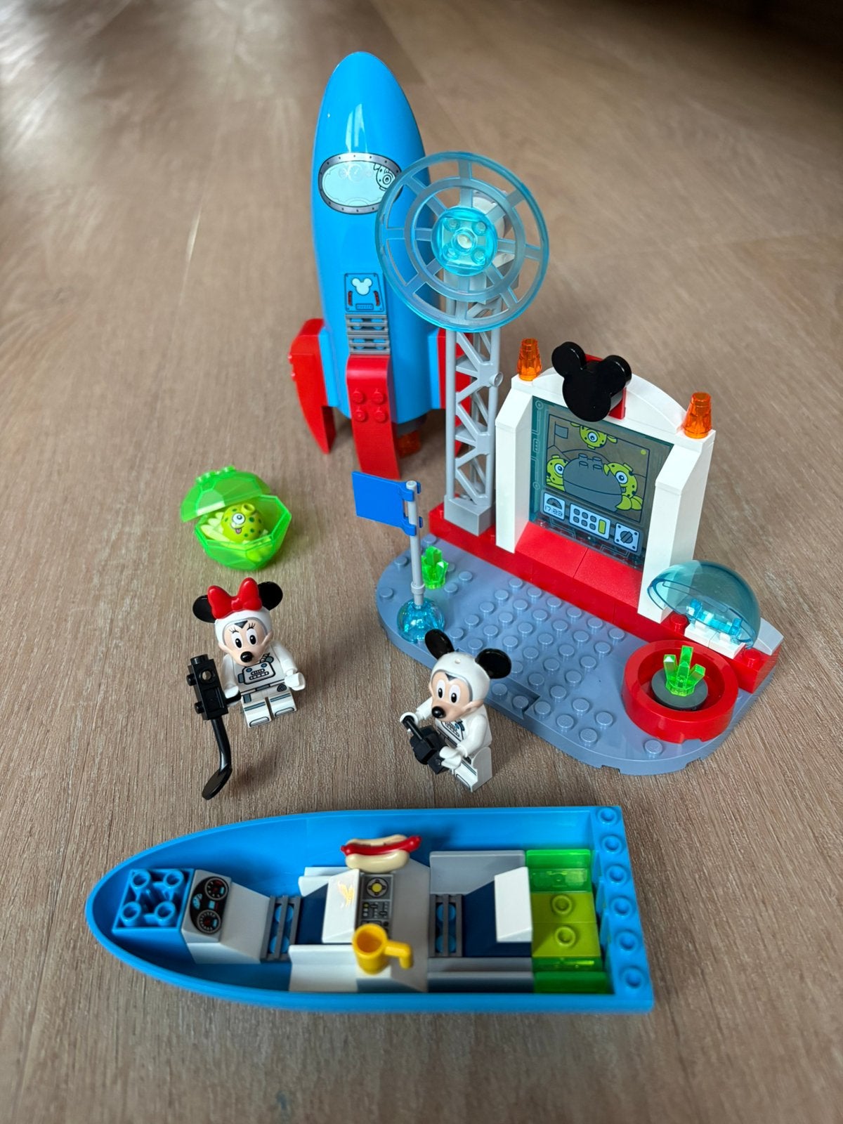 Lego Disney #10774 Mickey & Minnie Mouse Ruimteraket, Ophalen of Verzenden, Zo goed als nieuw