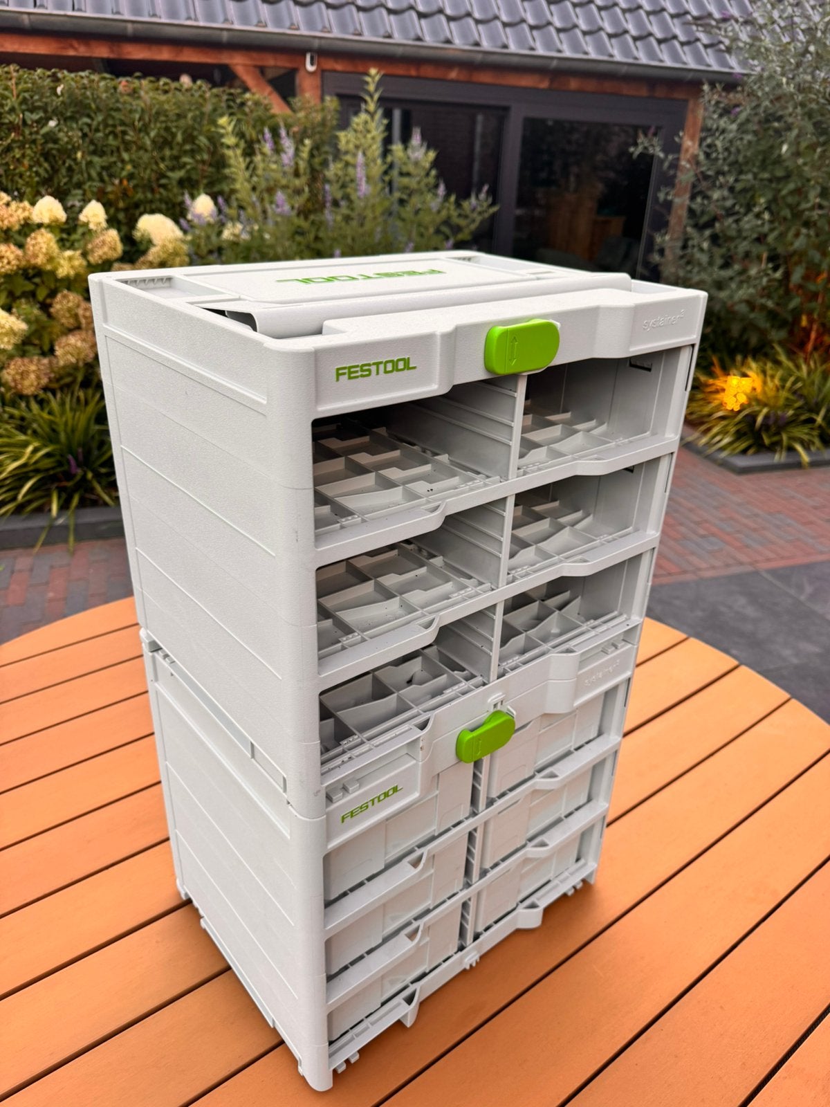 Festool Systainer³ SYS3-SORT/6 (2x) + 6x SYS-MINI 1 TL, Doe-het-zelf en Verbouw, Gereedschapskisten, Ophalen, Zo goed als nieuw